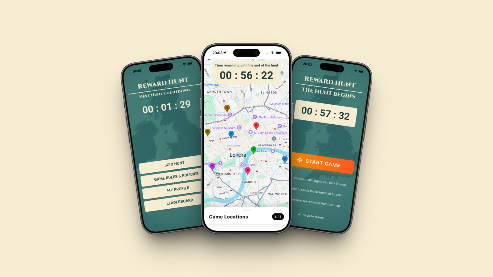 Reward Hunt App Interface
